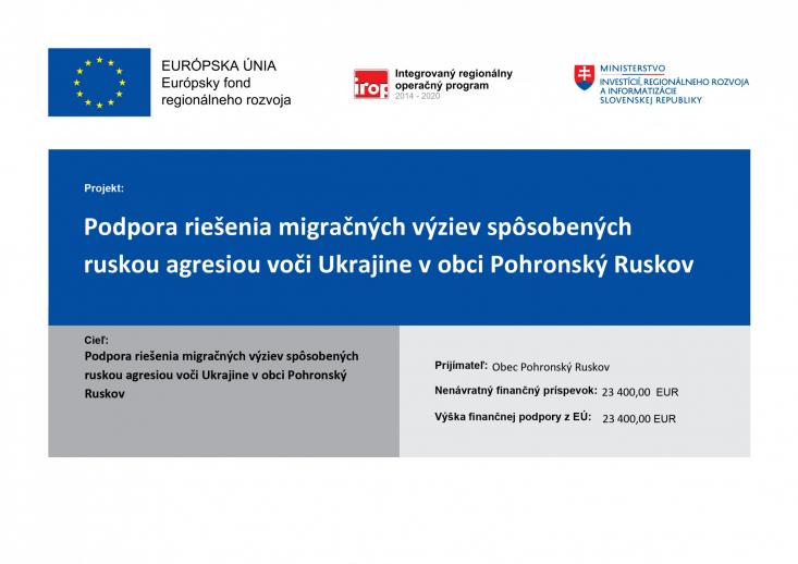 Podpora riešenia migračných výziev